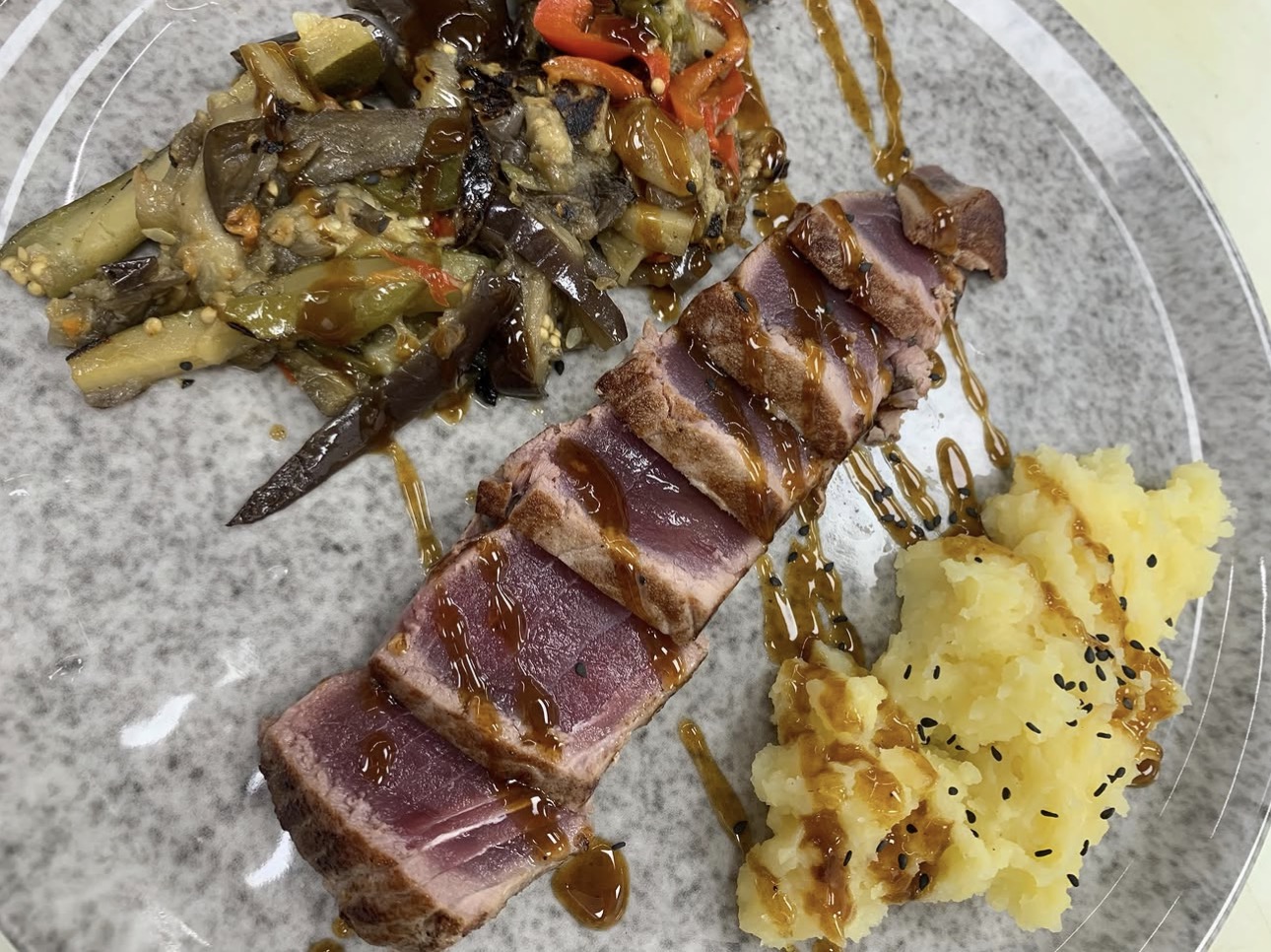 Atún a la plancha